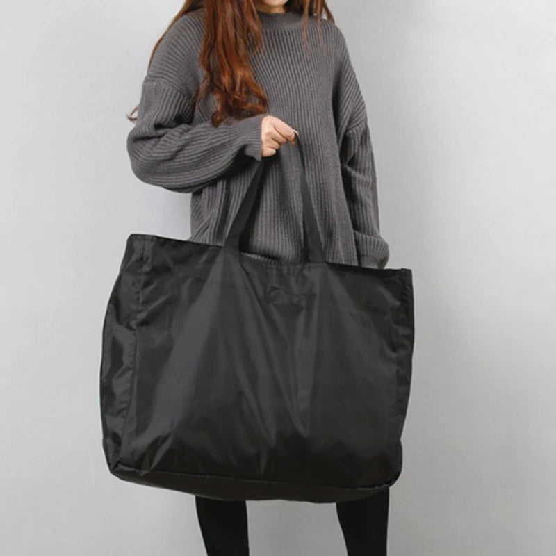 Large Capacity Reusable Zipper Grocery Totes | Washable Heavy Duty Bags