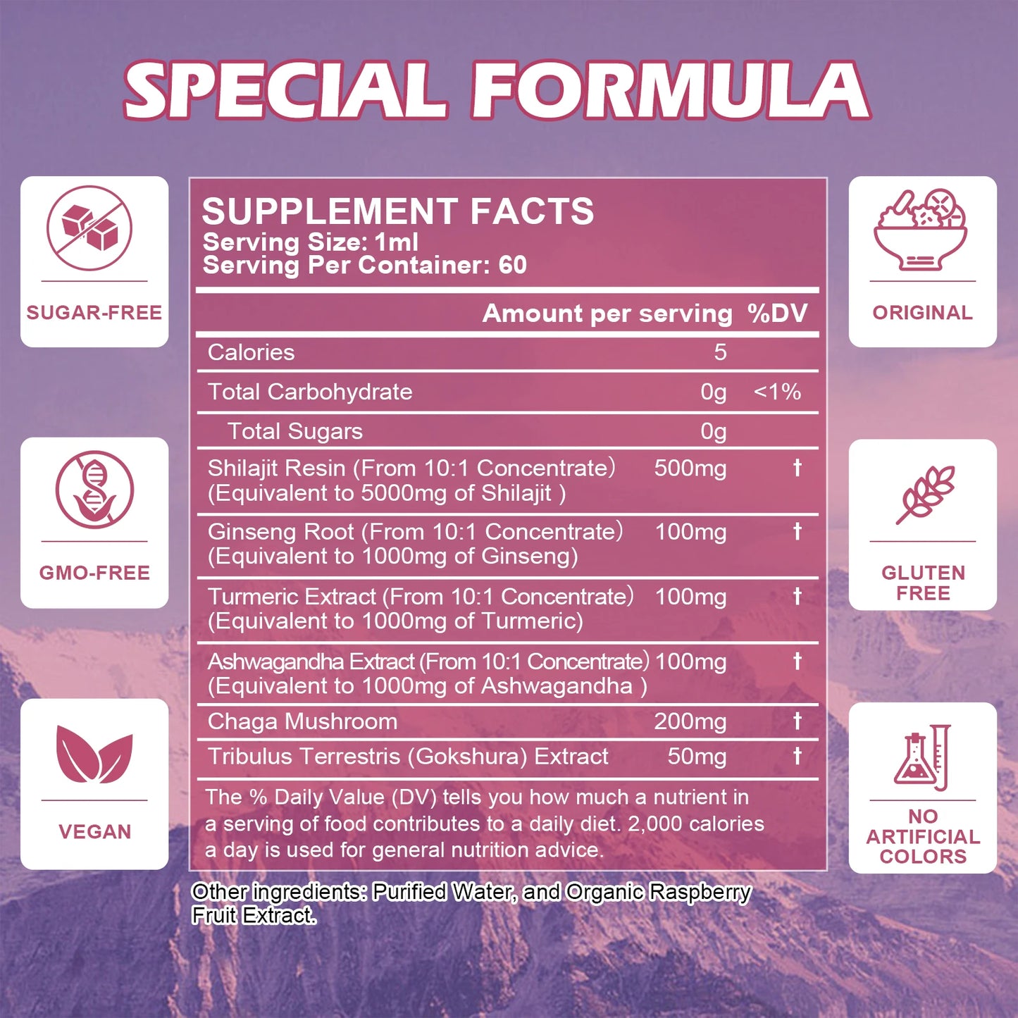 Shilajit Liquid Drops | Fulvic Acid & 85+ Trace Minerals