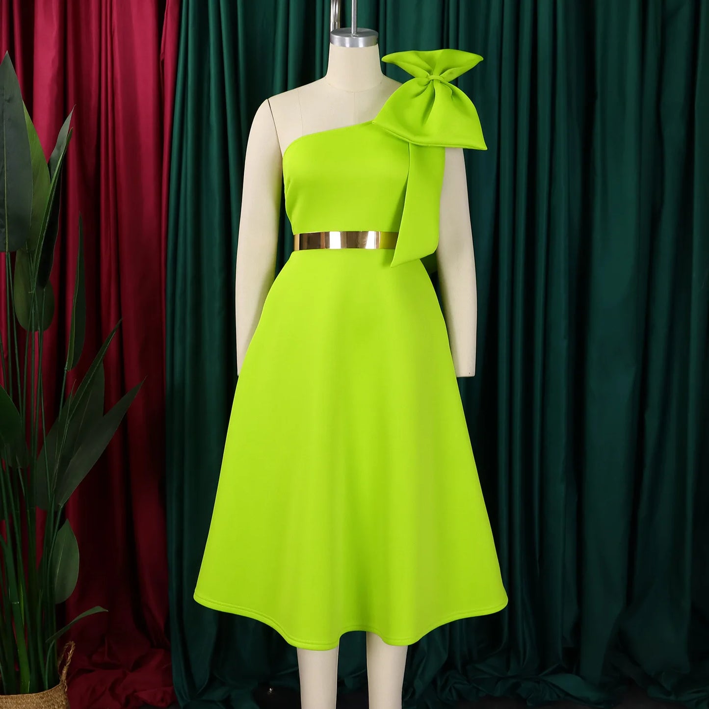 Elegant One Shoulder Dress for Women | Luxurious Summer Fashion