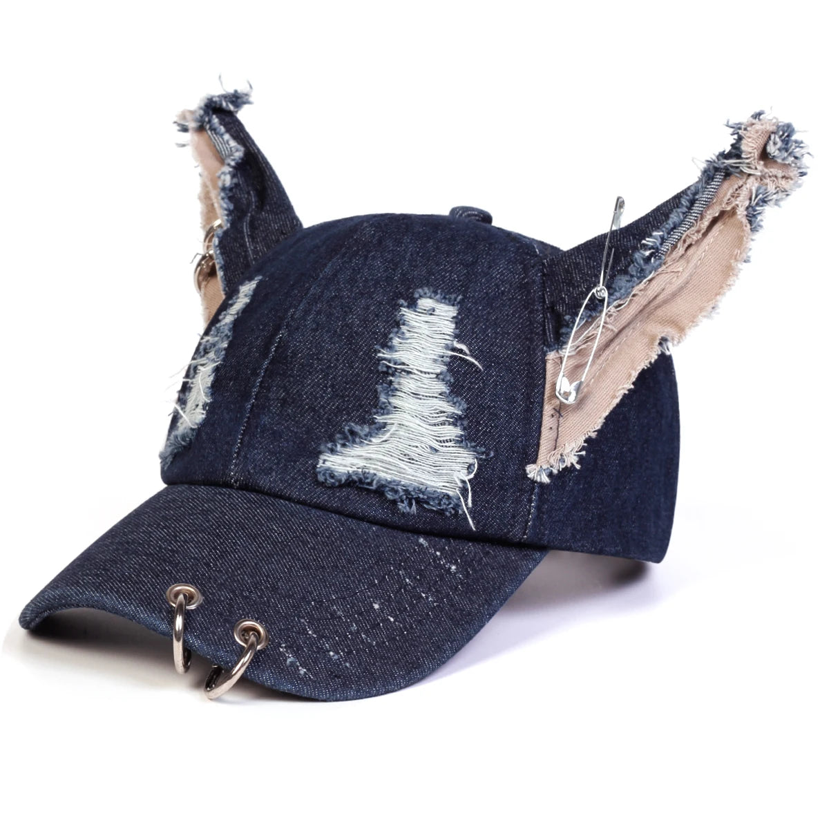 Gorra de béisbol de vaquero unisex con bonito diseño de orejas | Gorra casual ajustable