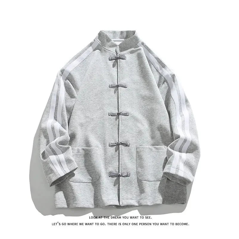 Men’s Chinese Style Jacket | Lightweight Casual Coat for Spring 2026