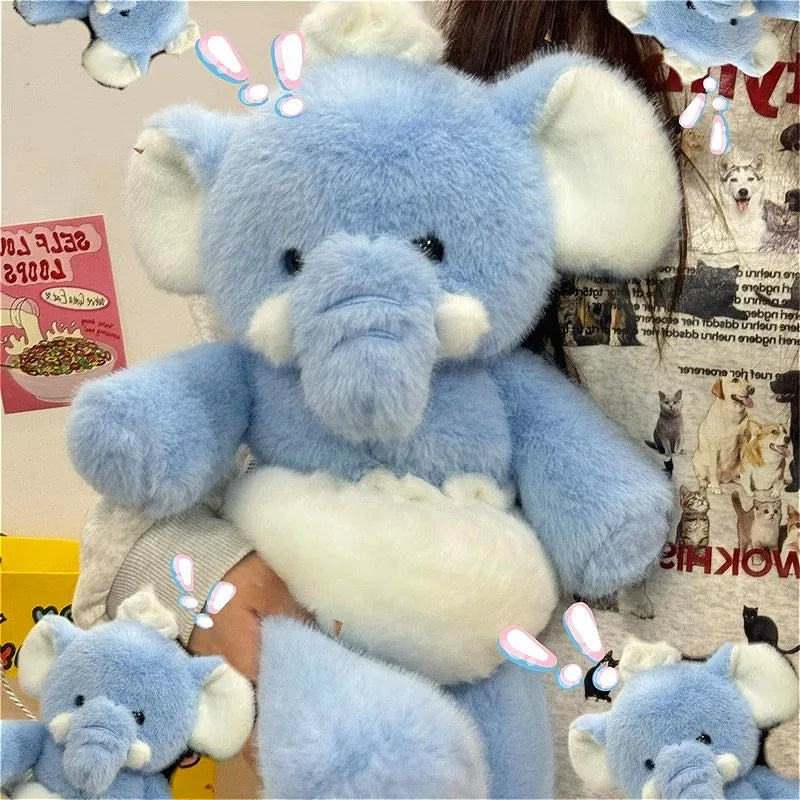 Kawaii Cute Elephant Plush Toy | Soft Comfy Baby Doll