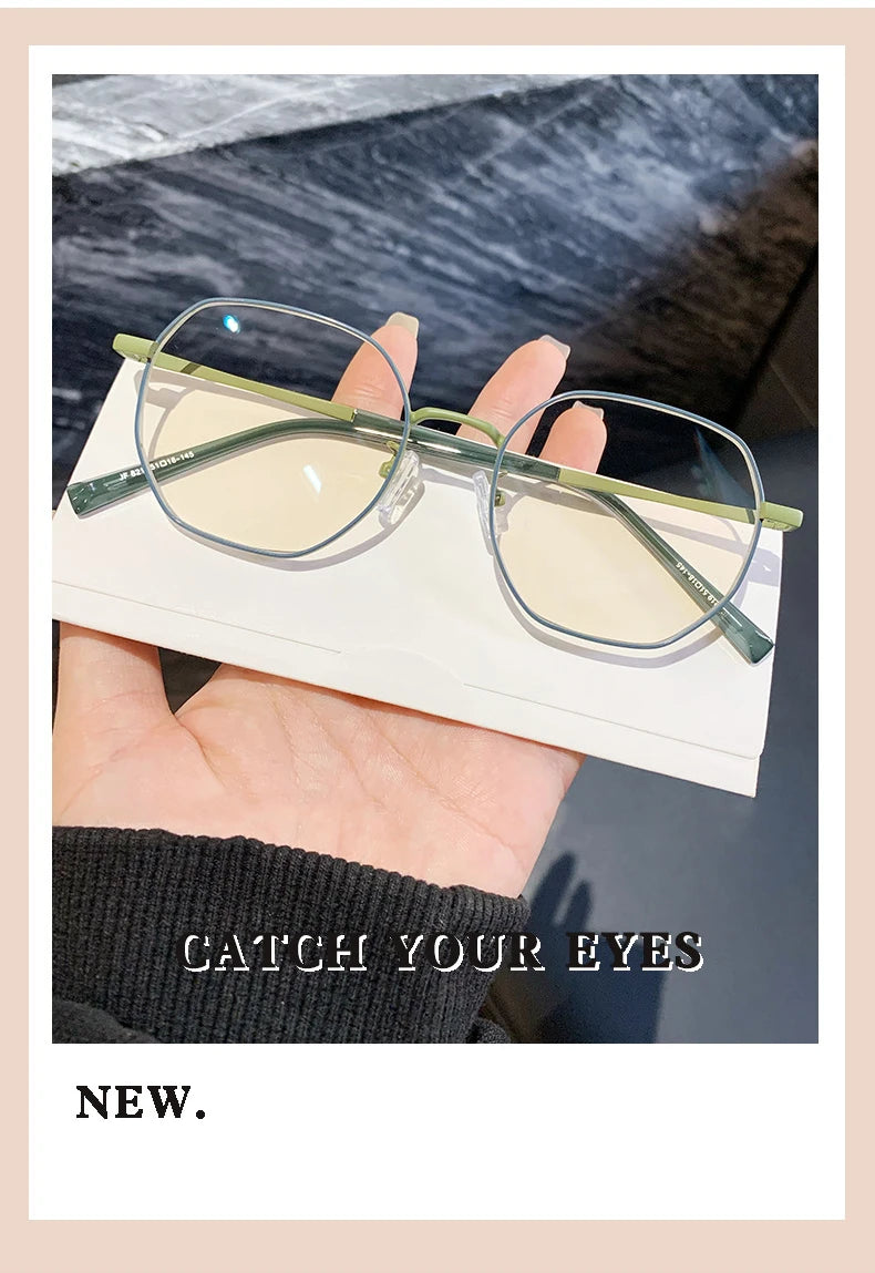 Stylish Geometric Women's Reading Glasses | Anti-Blue Light