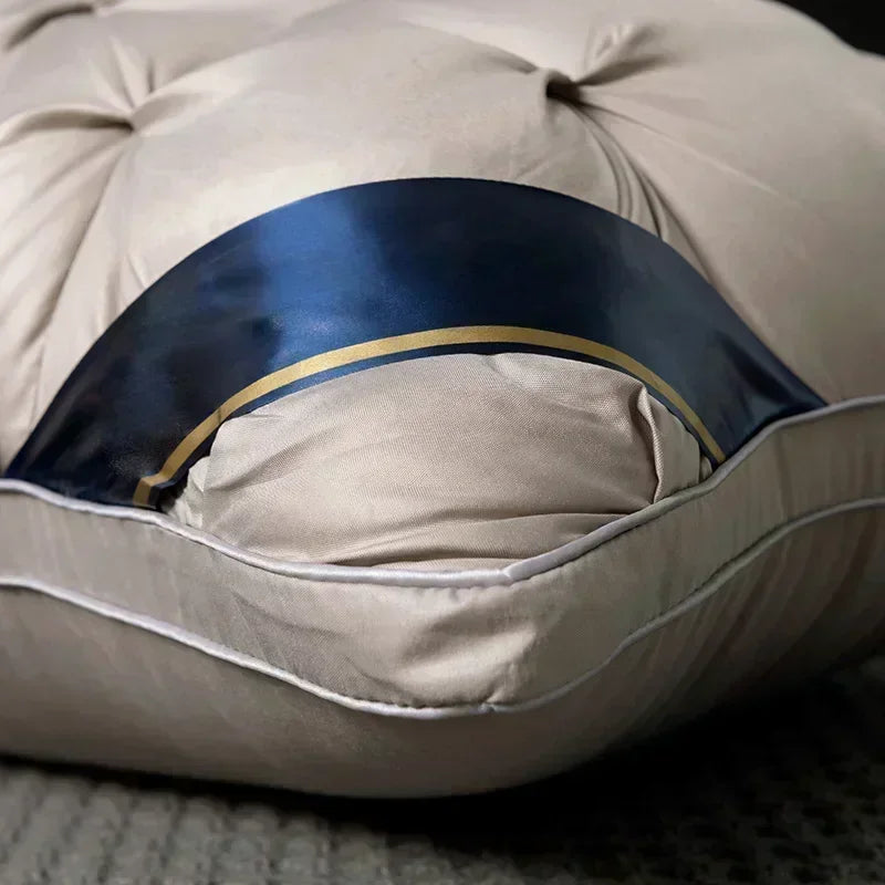 Luxury 100% Cotton Goose Down Pillow | Comfortable Bedding Gift
