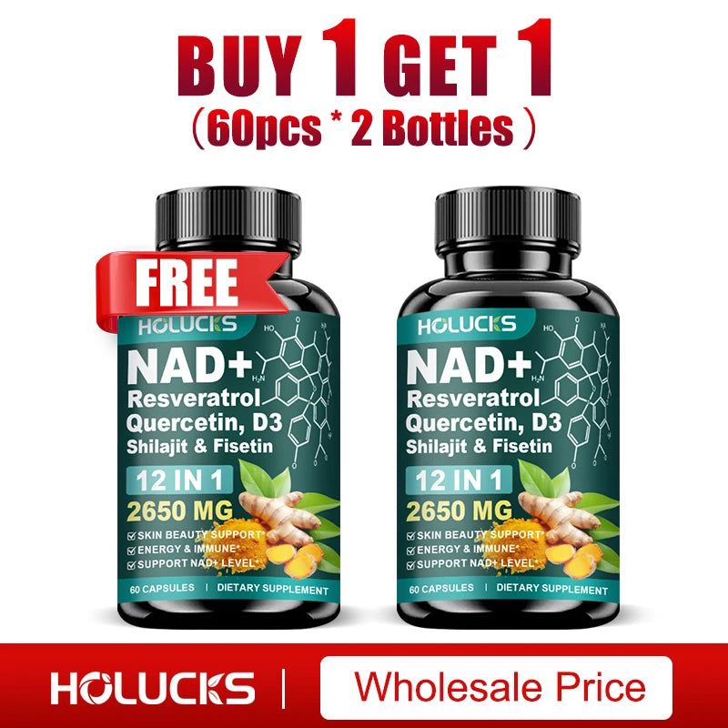 Daily NAD+ Supplement for Energy, Immune & Skin Health