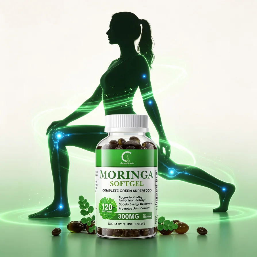 Premium Moringa Softgels | Enhance Energy & Joint Health
