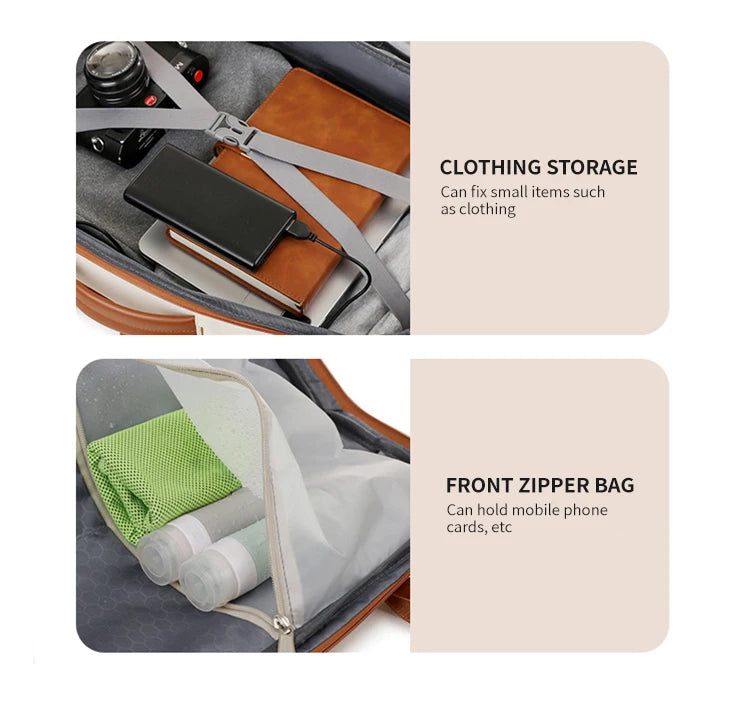 Unisex Simple Business Computer Backpack | Large-Capacity Travel Bag