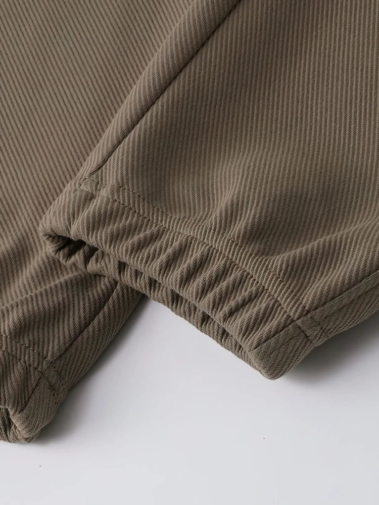 Cotton Twill Baggy Jogger Pants for Men | Breathable Casual Wear
