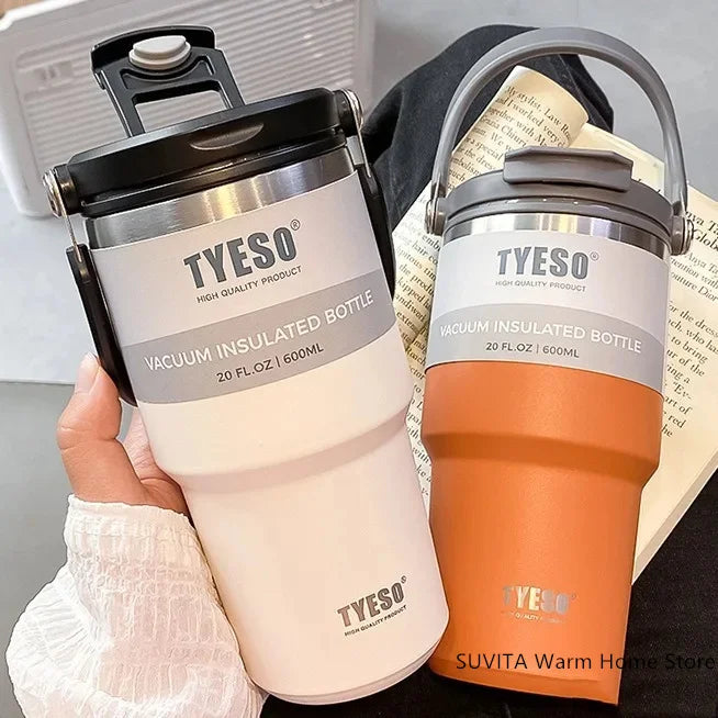Large Capacity Stainless Steel Coffee Tumbler | Thermal Insulated Mug