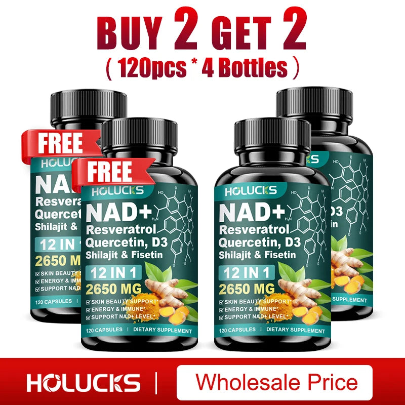 Daily NAD+ Supplement for Energy, Immune & Skin Health