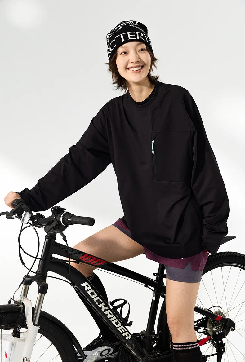 Men's Zip-up Long-sleeved Quick-dry Outdoor Base Layer Top
