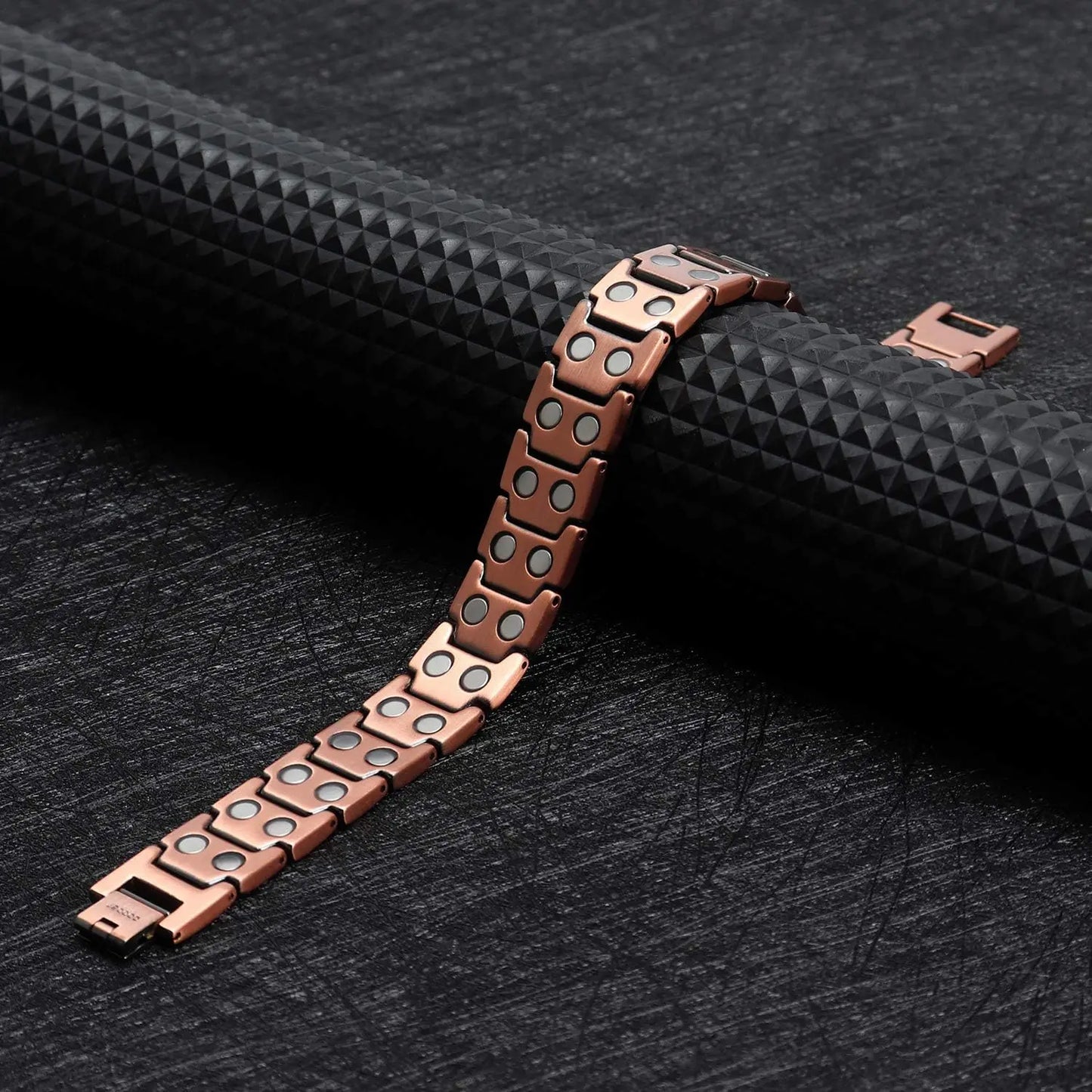 Magnetic Copper Bracelet for Men | Adjustable Link Jewelry Gift