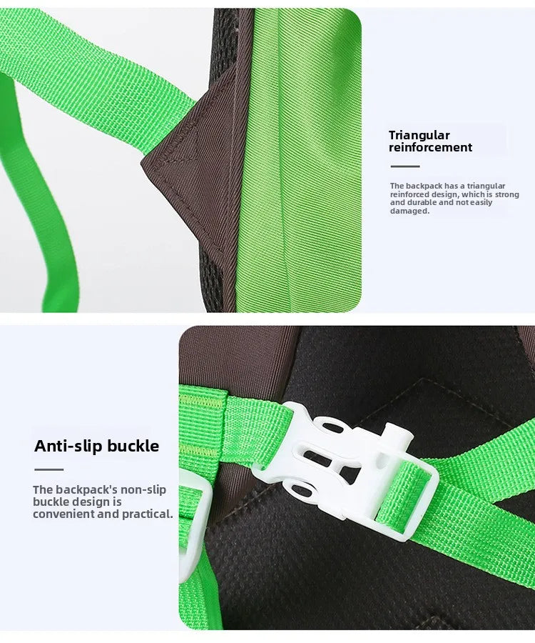 Lightweight Contrast Color Kindergarten Backpack | Cute Stylish Kids Bag