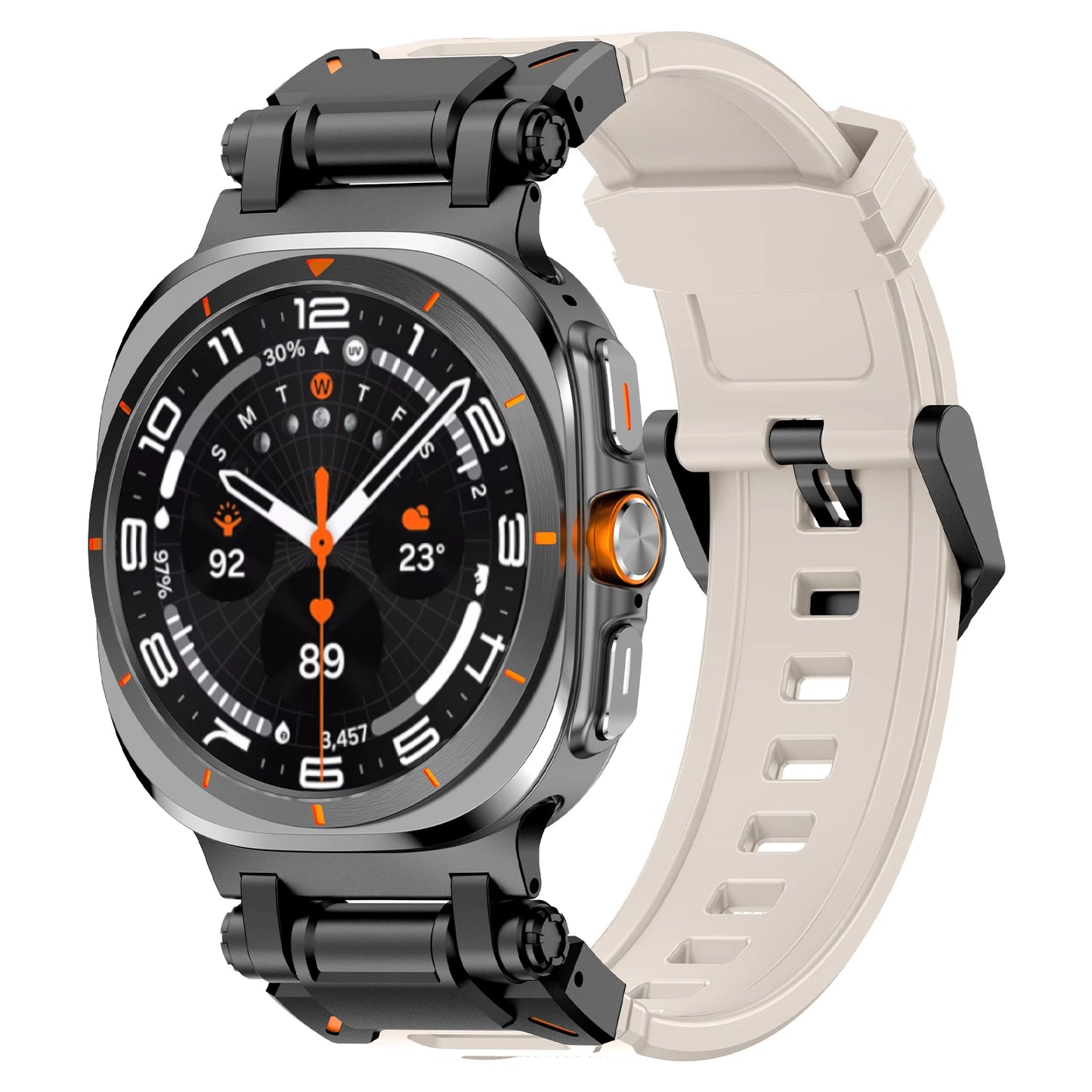 Luxury Rubber Strap for Galaxy Watches | Sporty & Comfortable Band