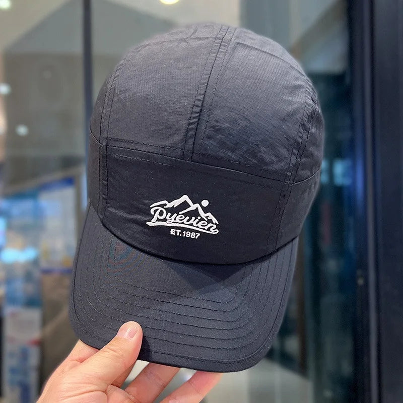Summer Quick-Dry 5-Panel Baseball Cap | Breathable Sunshade Hat