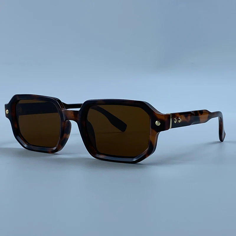 Vintage Photochromic Square Sunglasses for Men | Retro Steampunk Style