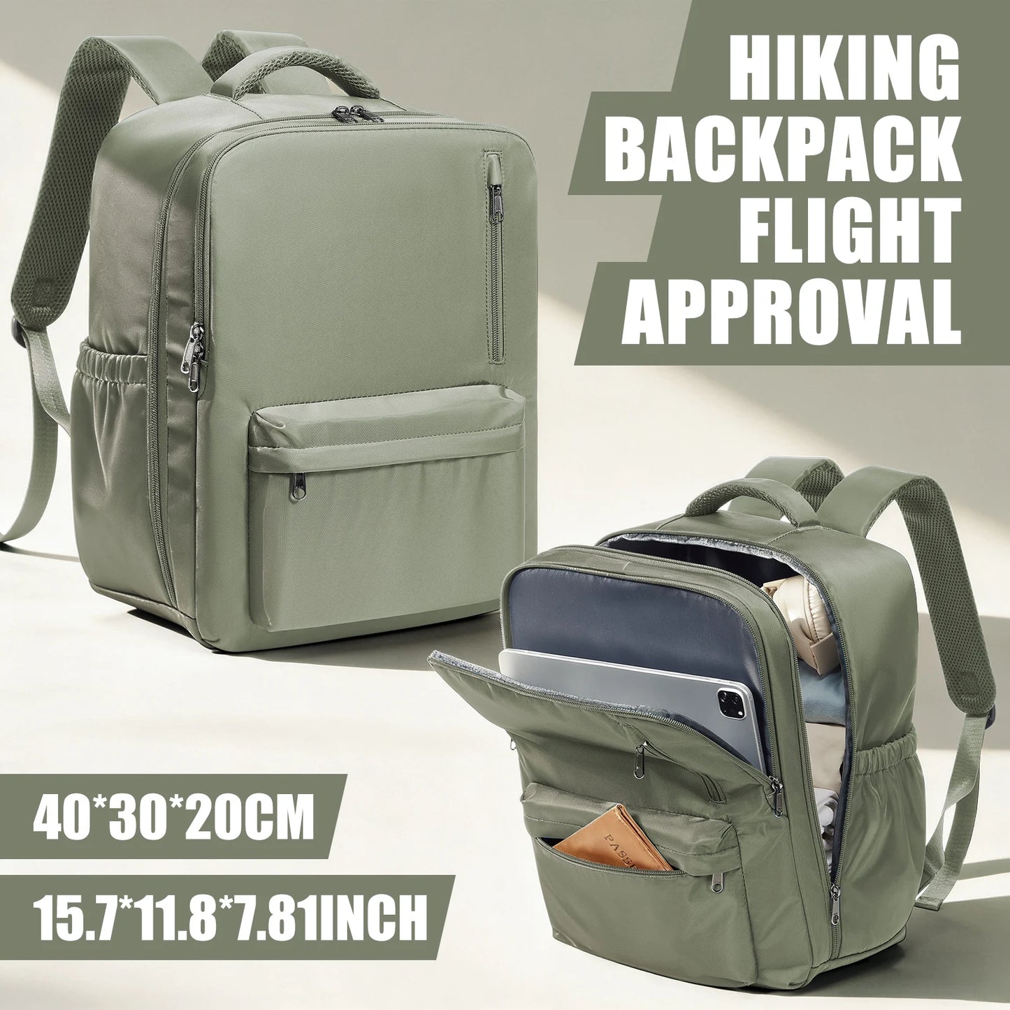 Mochila de Viaje de Gran Capacidad | Ideal como Equipaje de Mano para la Escuela y Viajes