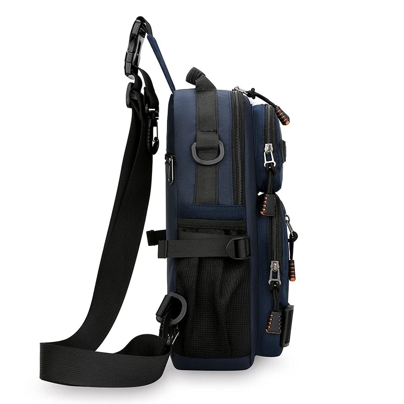 Men's Fashion Oxford Waist Pack | Versatile Casual Chest Bag