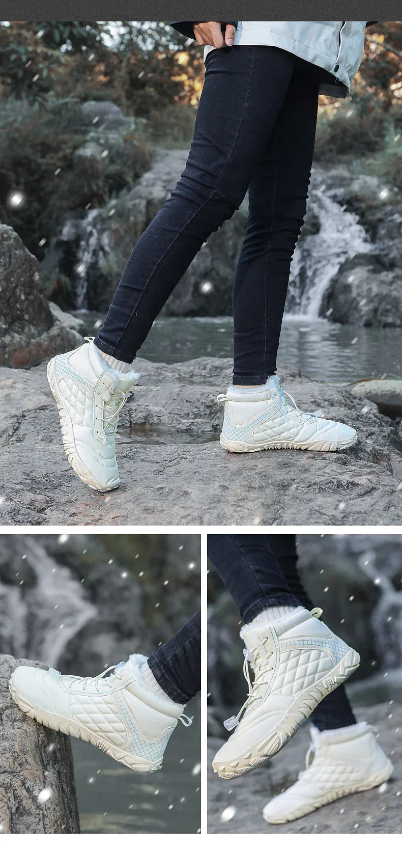 Warm and Non-Slip Winter Boots for Men & Women | Casual Hiking Shoes