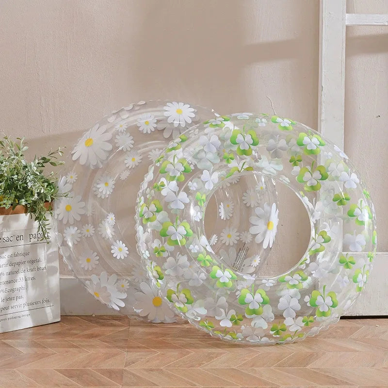 Adult Inflatable Pool Floats | Thickened Swim Rings for Summer Fun