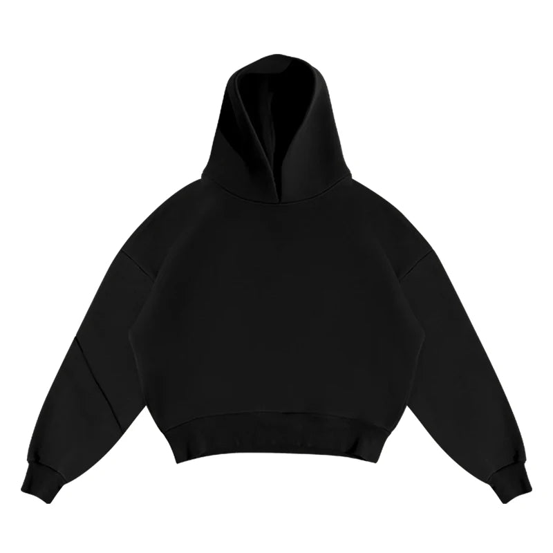 Men's Solid Color Hoodies | Casual Gothic Sweatshirt for All Seasons