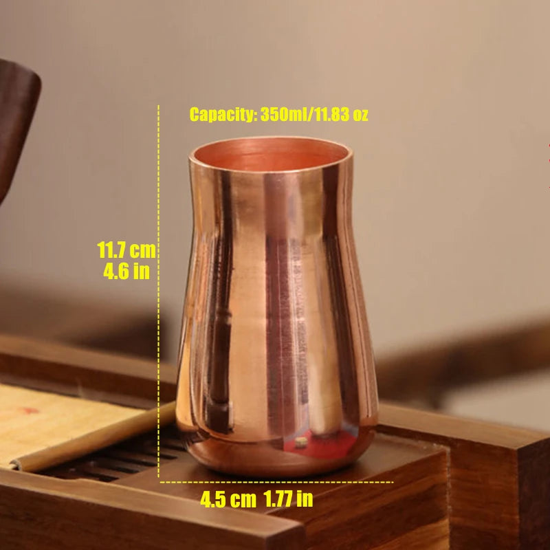 Handcrafted Pure Copper Vintage Mug | Stylish Drinkware for All