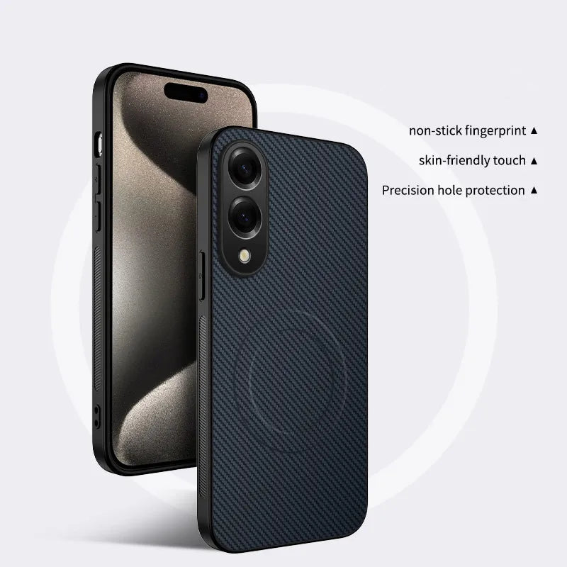 Funda de lujo magnética y antigolpes para teléfono | Protección elegante