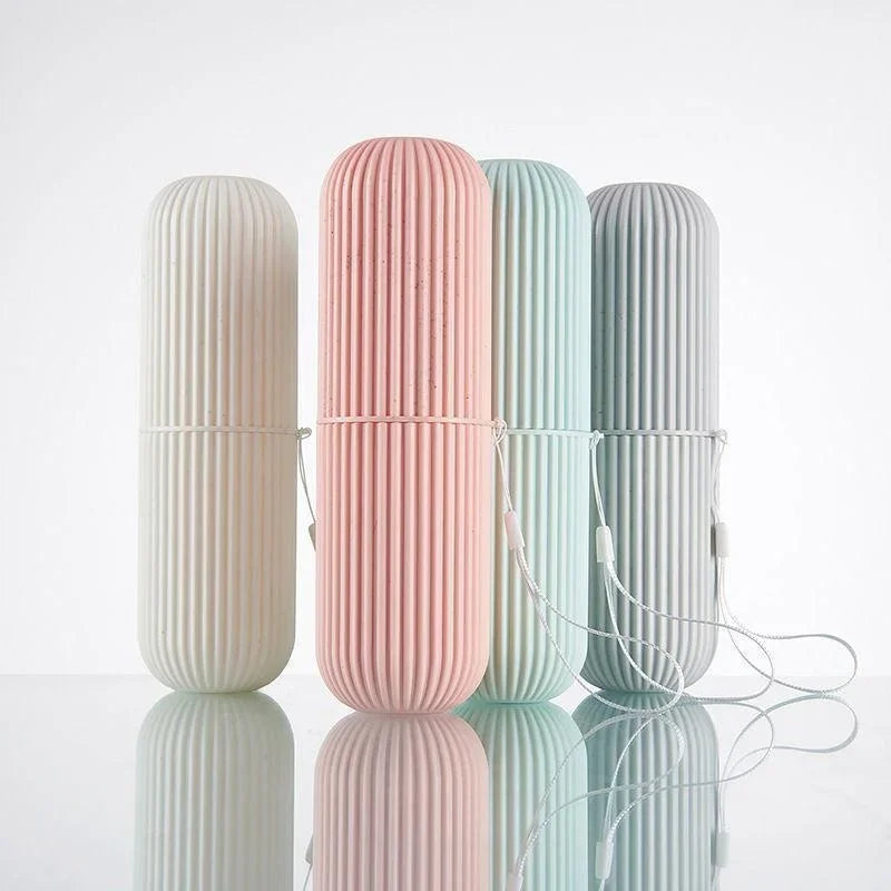 Portable Toothbrush and Toothpaste Holder Organizer for Travel