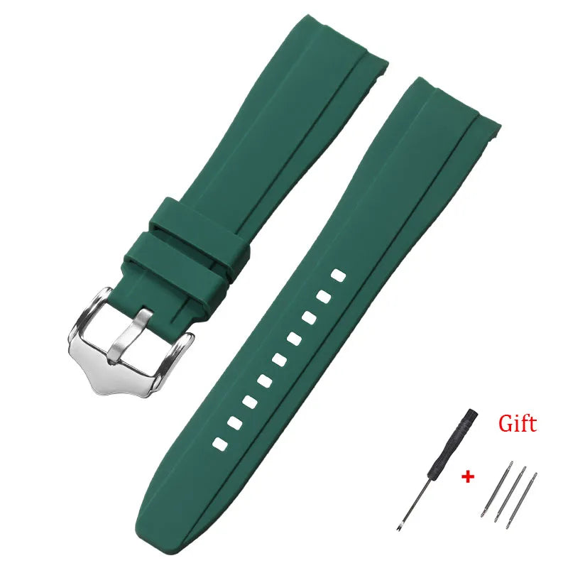 High Quality Silicone Watch Band | 20mm & 22mm Waterproof Straps