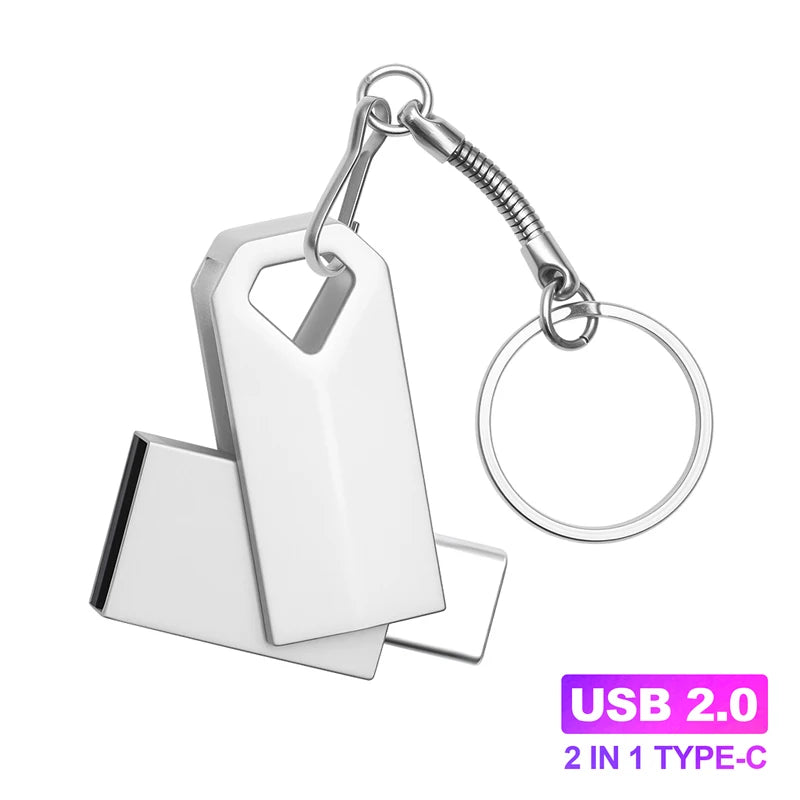 Dual TYPE-C Metal USB Flash Drive | Reliable Memory Storage
