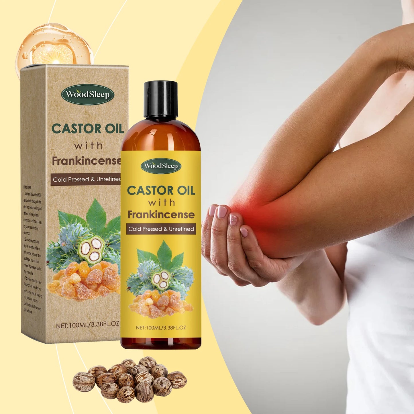 Soothing Joint Massage Oil | Nourishing Plant-Based Body Oil