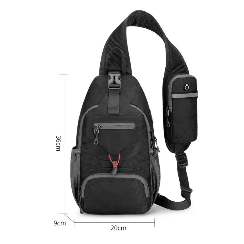 Anti-Theft Waterproof Crossbody Shoulder Backpack | Ultimate Sport Bag