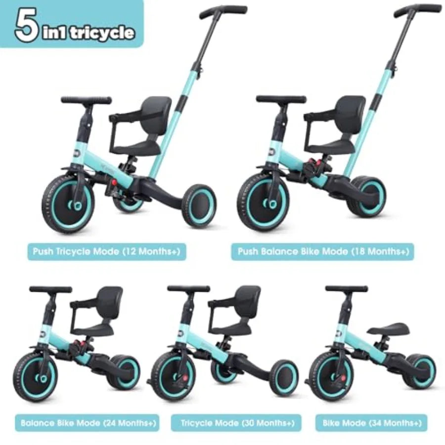 Blue Tricycle for Toddlers | Safe and Fun Bike for Kids