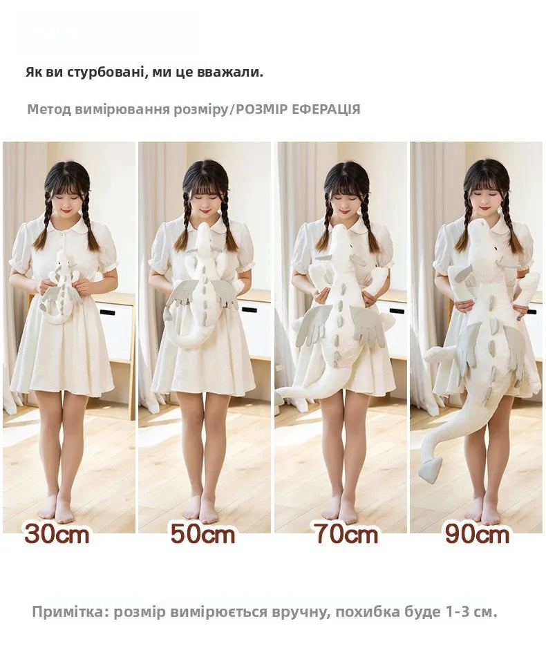 Cute Cartoon Dragon Plush Doll | Adorable Dinosaur Pillow Toy