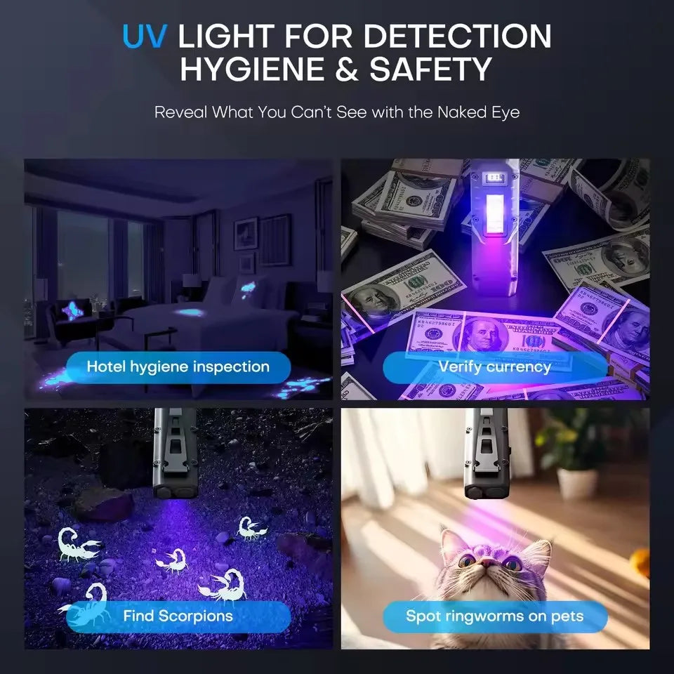 Multi-Functional LED Flashlight | Rechargeable Work Light & Camping Tool