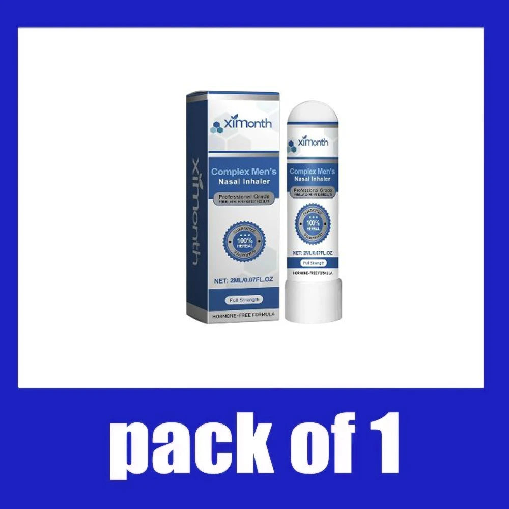 Men's Energy Enhancer Nasal Inhaler | Boost Endurance & Refresh