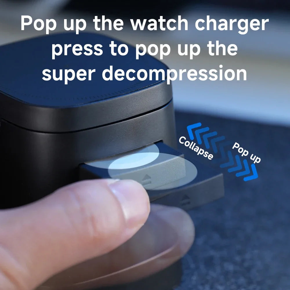 Magnetic 3-in-1 Wireless Charging Station | Fast Charging & Lamp