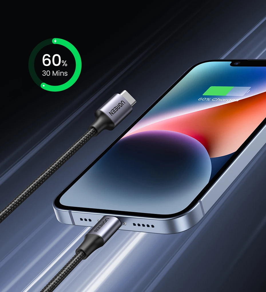 Fast Charging USB C to Lightning Cable | Compatible with iPhone