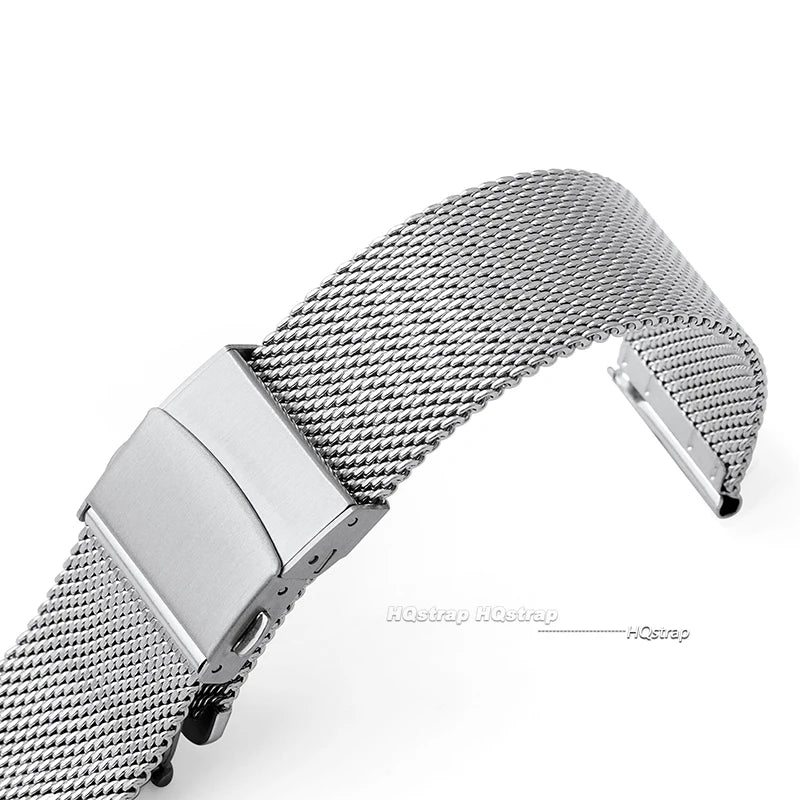Universal Stainless Steel Milanese Watchband | Adjustable Metal Strap