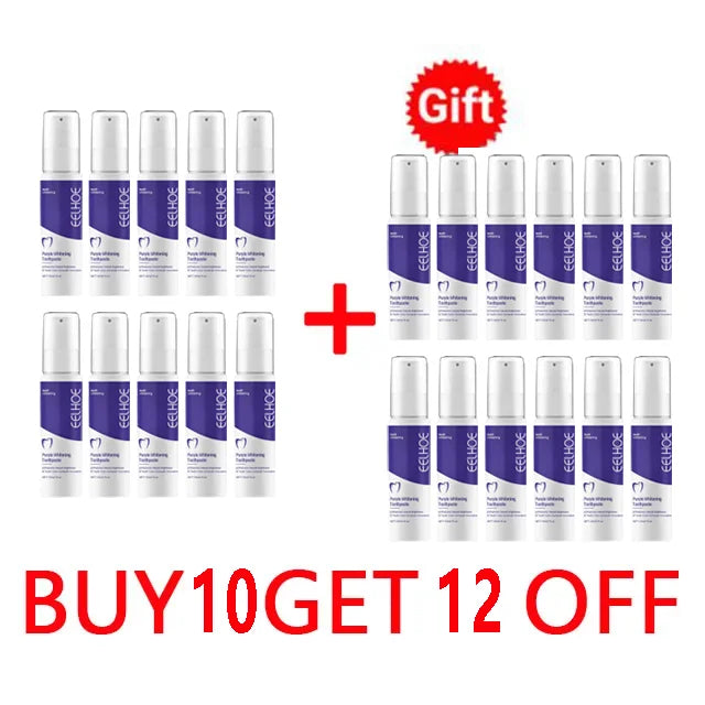 Purple Whitening Toothpaste | Deep Clean, Stain Removal & Fresh Breath