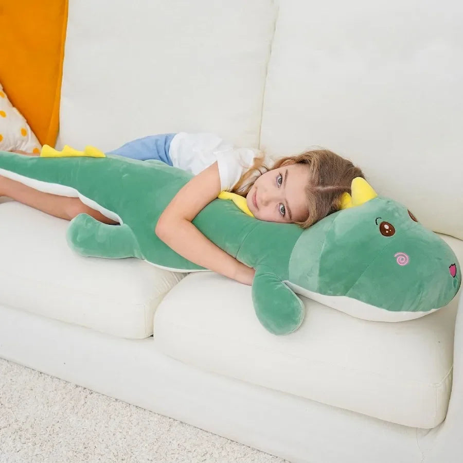 40 Inch Soft Body Dinosaur Pillow | Adorable Plush Dino Toy