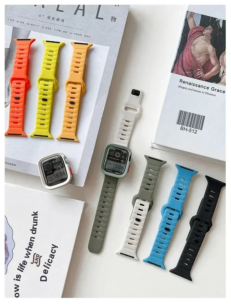 Silicone Case and Strap for Smart Watches | Comfortable & Durable