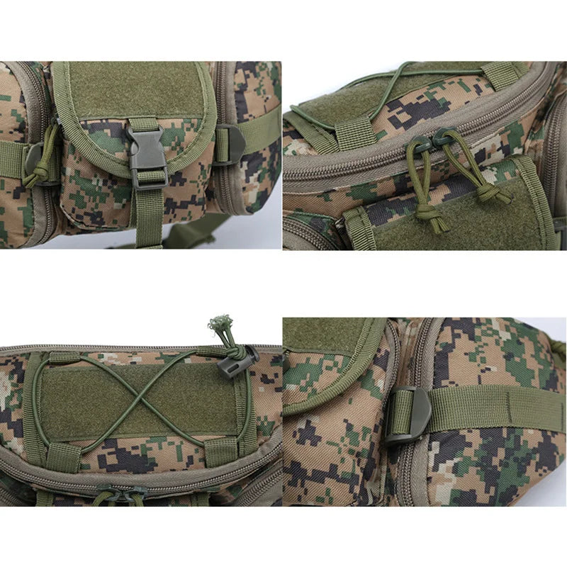 Men's Tactical Waterproof Waist Bag | Ideal for Outdoor Adventures
