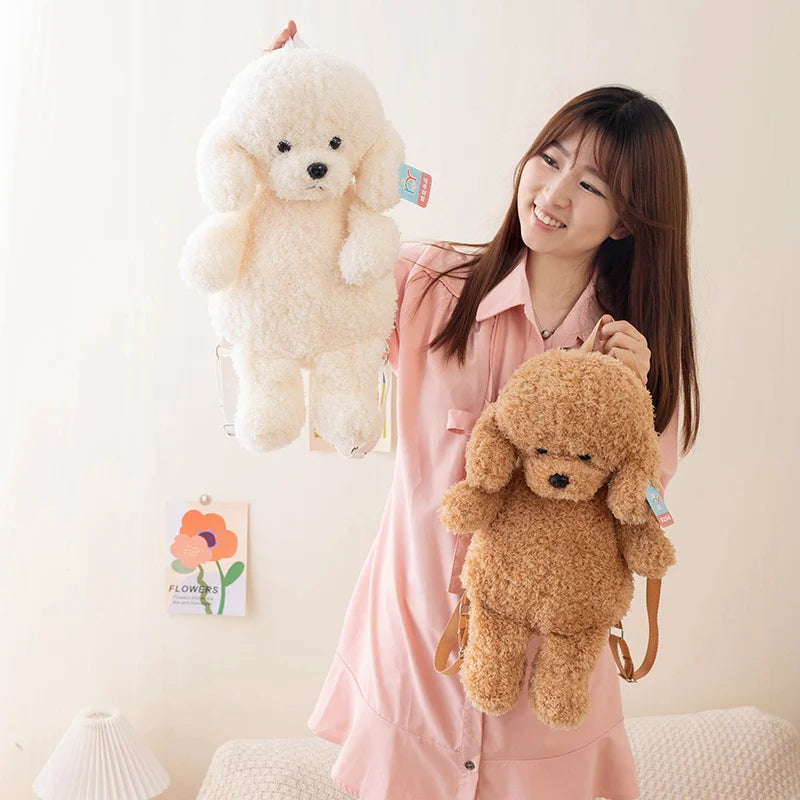 Adorable Plush Teddy Dog Backpacks for Kids | Fun & Functional