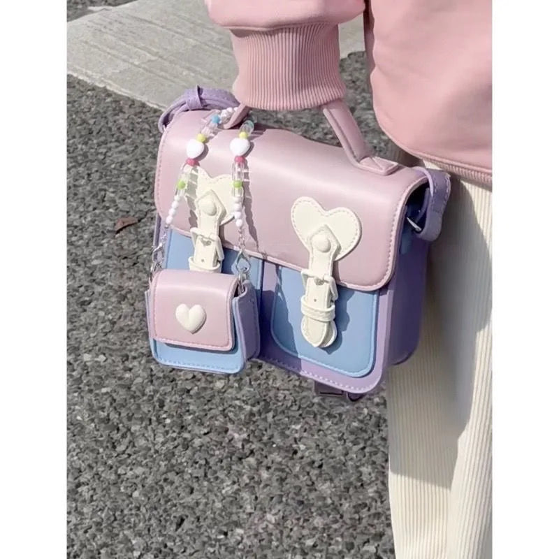 Fashionable Color Contrast Crossbody Bag for Women | Stylish Shoulder Bag