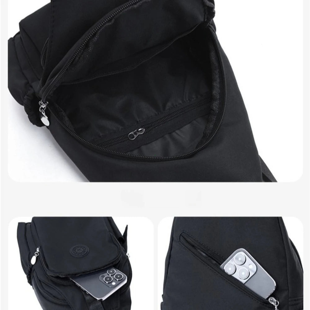 Casual Multi-Functional Nylon Chest Bag | Stylish and Practical