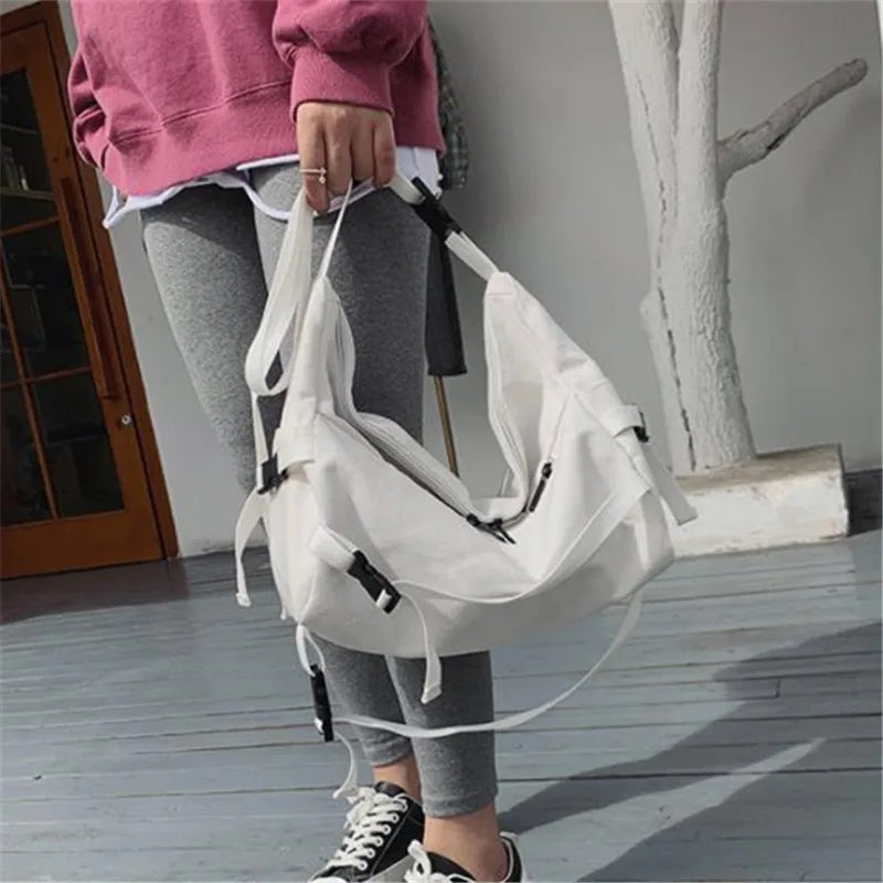 Stylish Canvas Crossbody Bag for Women | Versatile Messenger Purse