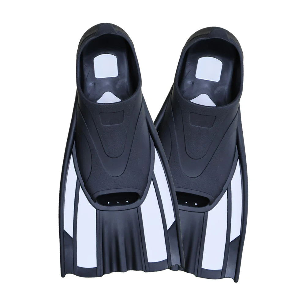 Adult Silicone Short Swim Flippers for Snorkeling & Diving