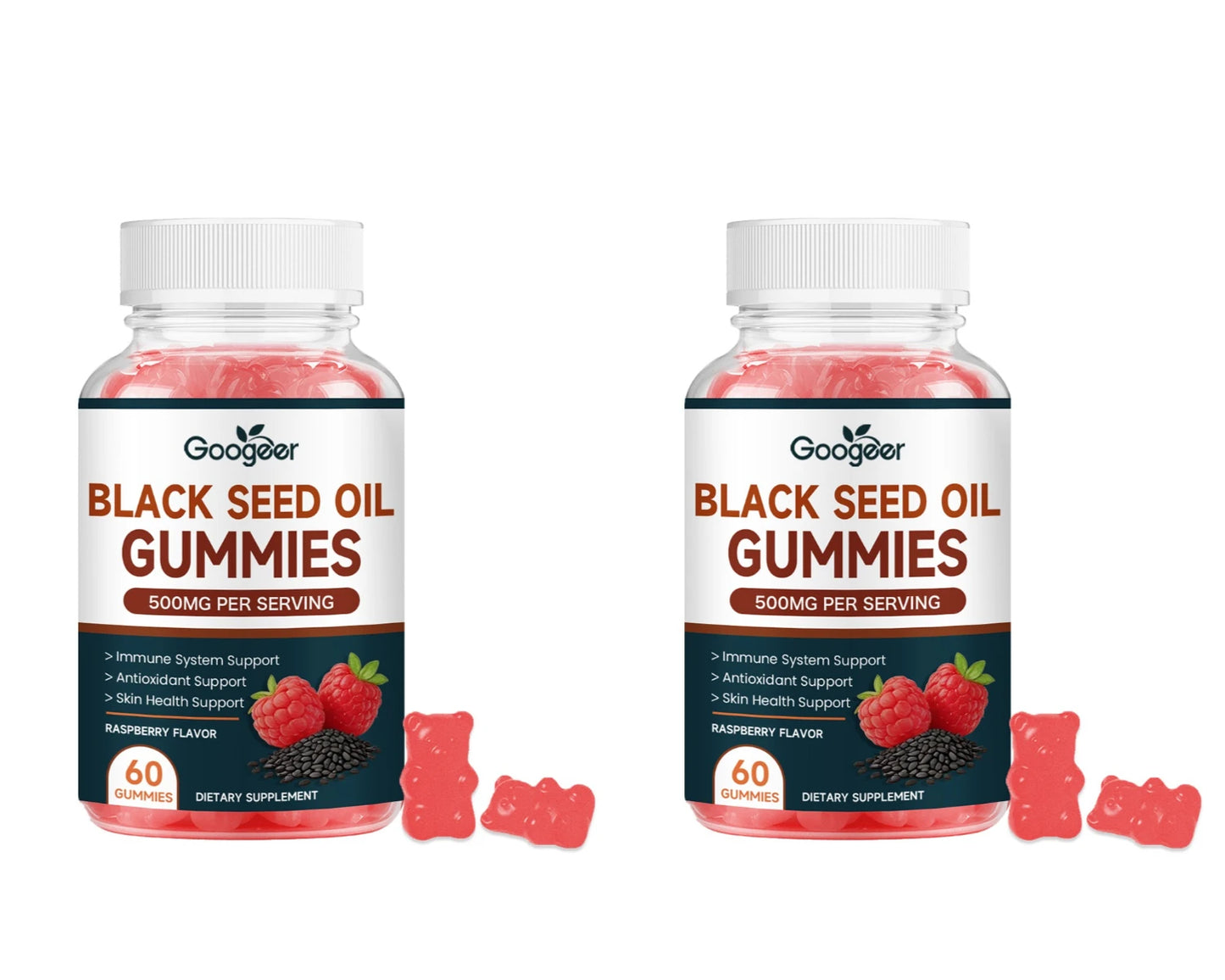 Daily Wellness Black Seed Oil Gummies with Zinc - Raspberry Flavor