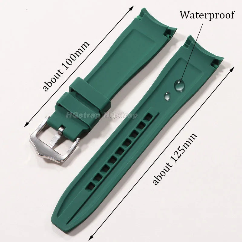 High Quality Silicone Watch Band | 20mm & 22mm Waterproof Straps